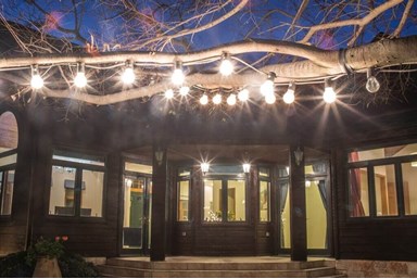 וילה העיגול הפנימי ראש פינה - החצר והבריכה