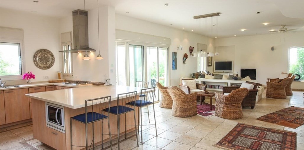 הבית באלמגור kitchen & living area.JPG