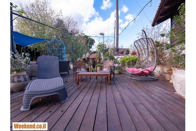 וילה אחוזת מירב השלווה - החצר והבריכה