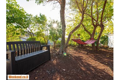 וילה אירוח הראל בגולן - חצר הוילה