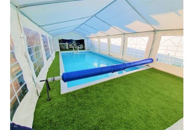 וילה חלומות אלה - מתחם החוץ והבריכה